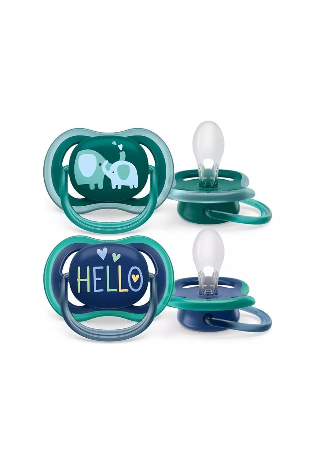 Philips Avent Ultra Air Emzik, 18 Ay+, Erkek Bebekler için, 2’li Paket, Ortodontik Silikon, Geniş Hava Delikli, Mikrodalga Sterilize Edilebilir, BPA İçermez, SCF349/18