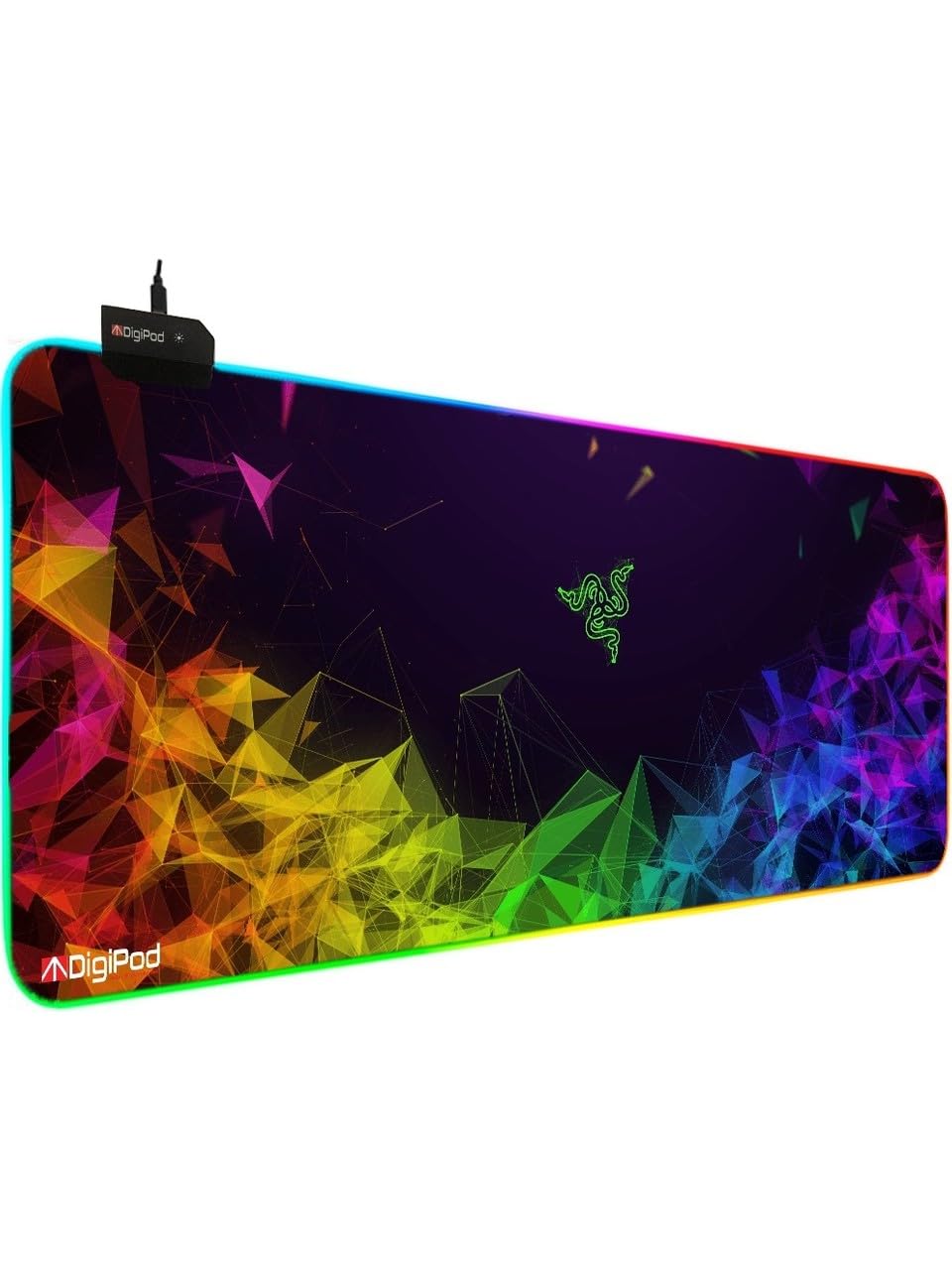 Digipod Rgb Oyuncu Mousepad Rgb Gaming 70 x 30 Oyuncu Mouse Pad Kaymaz Taban 4mm