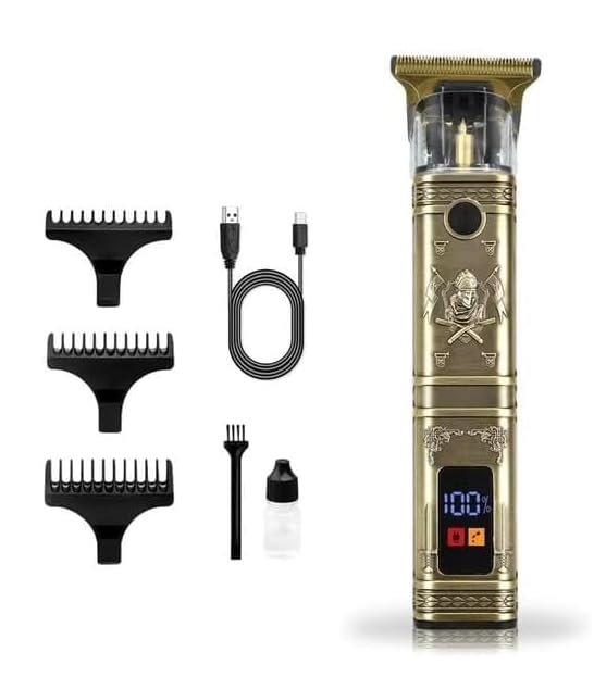 BlueMax Profesyonel Şarjlı Saç ve Sakal Kesme Şekillendirme, Traş Makinesi - Güçlü Turbo Motor, Uzun Pil Ömrü, USB Type-C ŞarJ