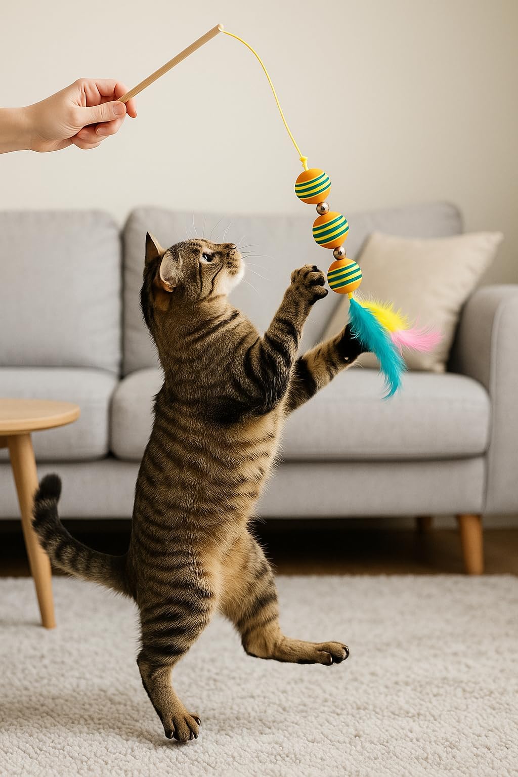 Busstier Kedi Oyun Oltası (Standart, Üç Top)