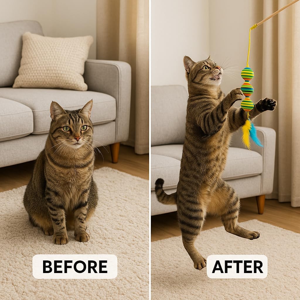 Busstier Kedi Oyun Oltası (Standart, Üç Top)