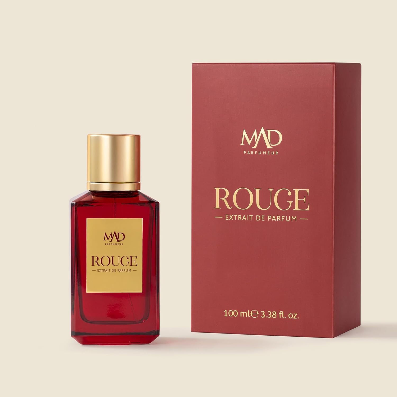 Mad Rouge Extrait de Parfum 100 ml Unisex Parfüm – Portakal, Safran ve Akamber ile Cesur ve Çekici B