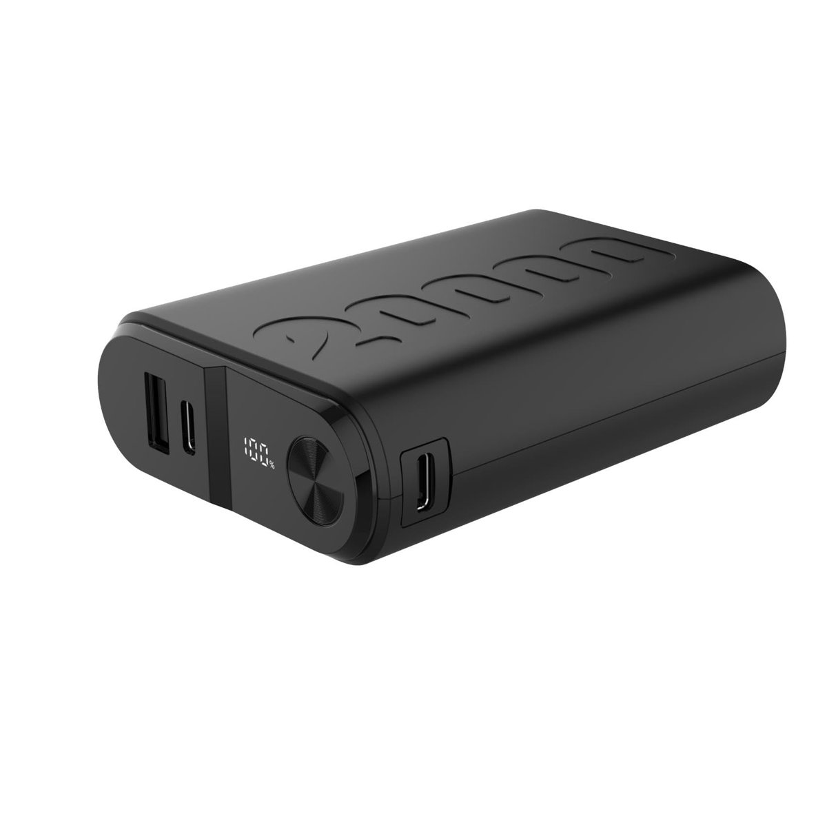 Celly Powerbank PD 20W 2USB-C 1USB-A 20.000 mAh, Ultra Kompakt ve Hafif Tasarım,LED Ekran, Renk : Siyah