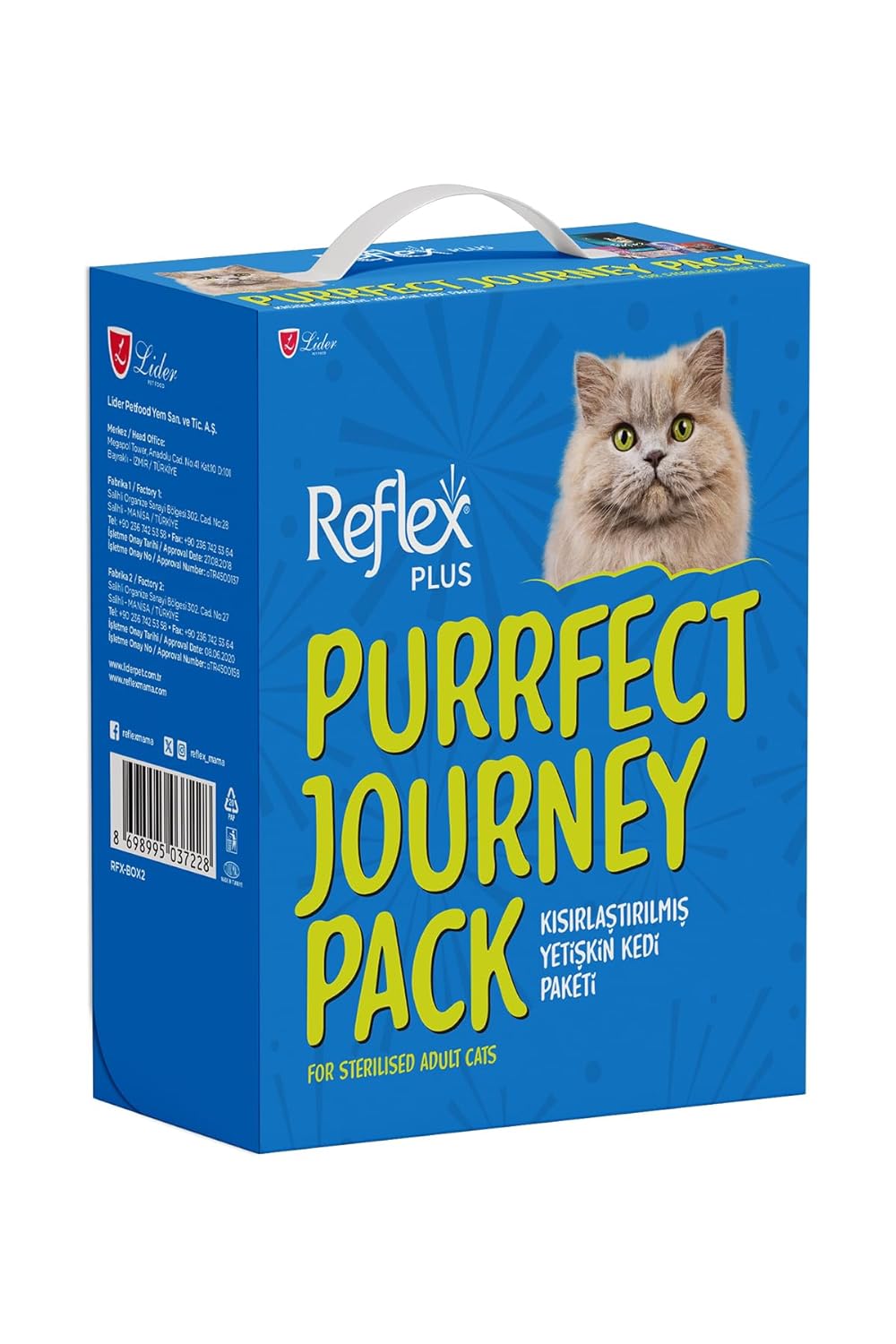 Reflex Plus Kısır Somonlu Yetişkin Kedi Paketi