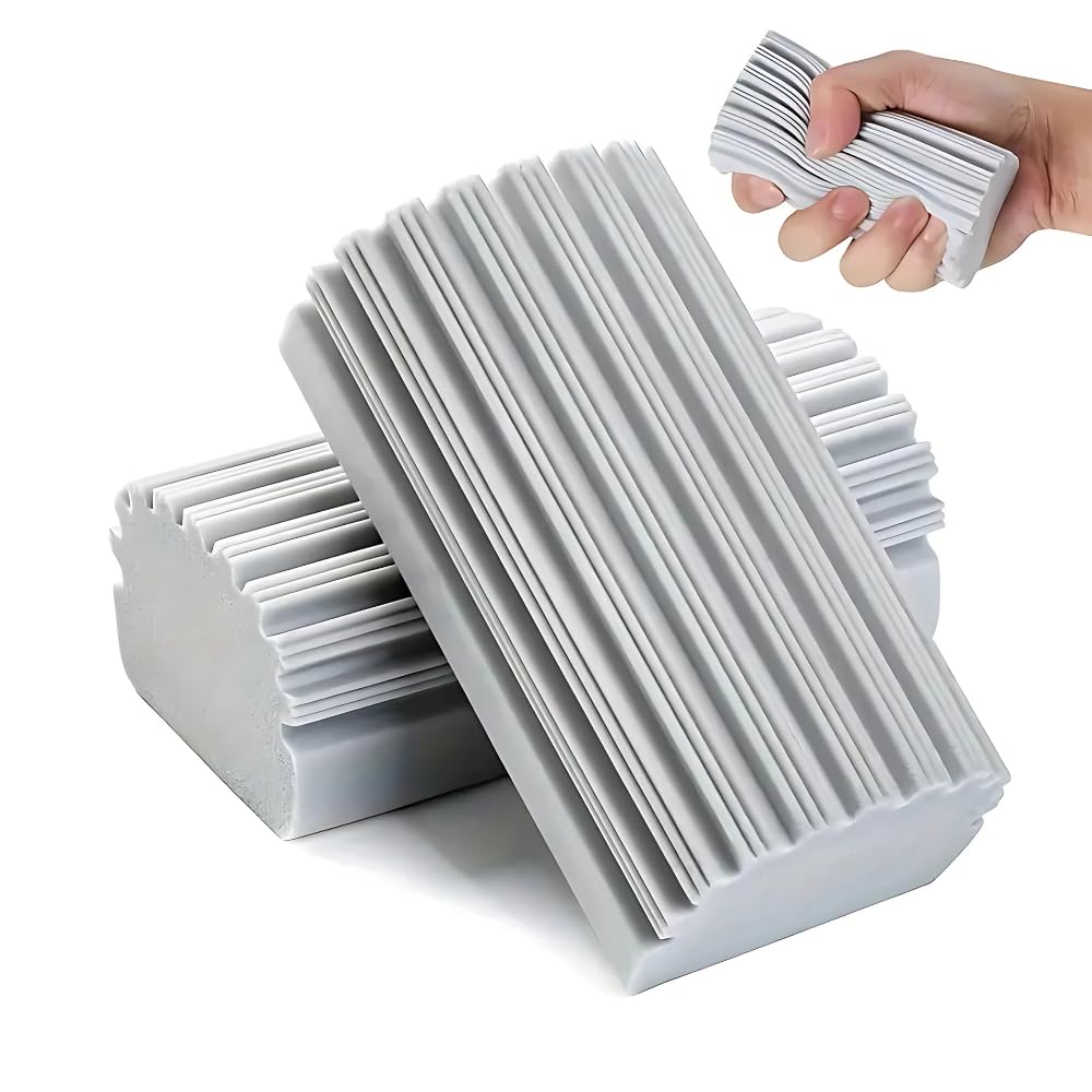 FIGIZA Çok Amaçlı Sihirli Temizlik Süngeri – Nemli Silgi Sünger, Toz Mıknatısı, Sünger Musky, Güçlü Leke ve Toz Temizleyici, Yeniden Kullanılabilir, Her Yüzeye Uygun, Ev Ofis Araç Temizliği (1 adet)