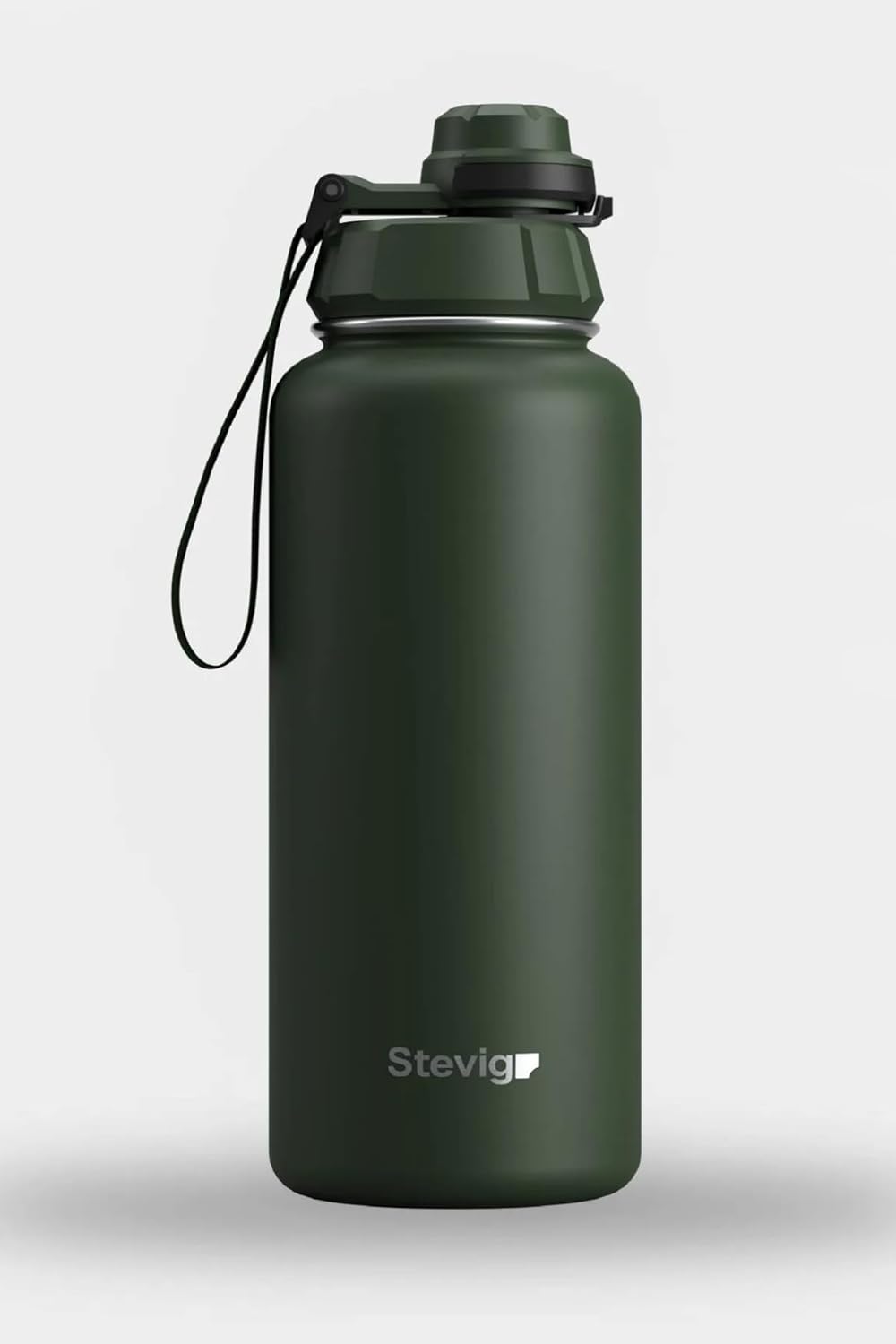 Stevig 1 Hand Leak-Proof Sızdırmaz Çelik Termos 1000 Ml Green ST-215
