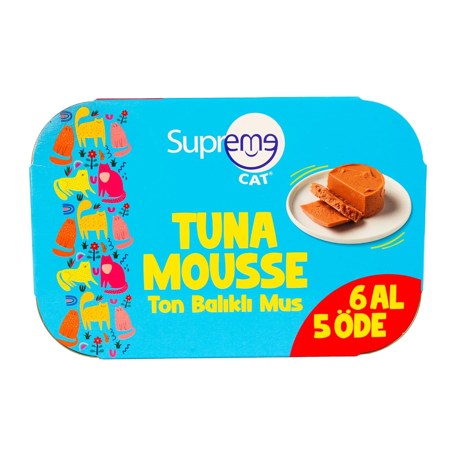 Supreme Cat Ton Balıklı Püre 85gr 6 Al 5 Öde Kedi Islak Mama