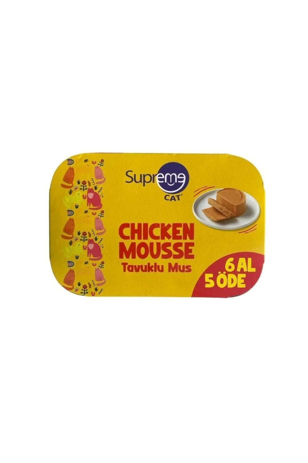 Supreme Cat Tavuklu Püre 85gr 6 Al 5 Öde Islak Mama