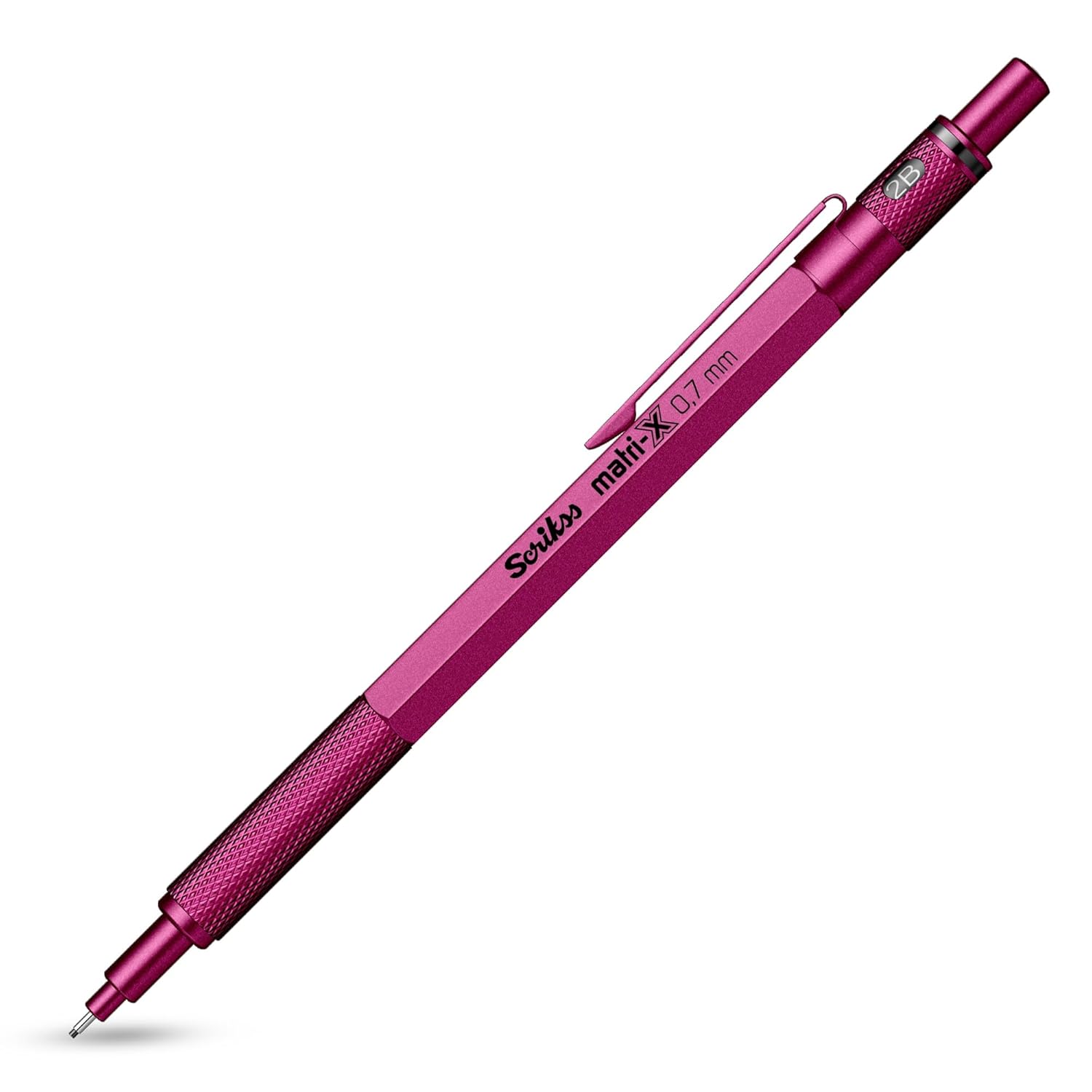Scrikss Office Matri-X Versatil 0.7 Mm Metalik Pembe Şeffaf Amb.