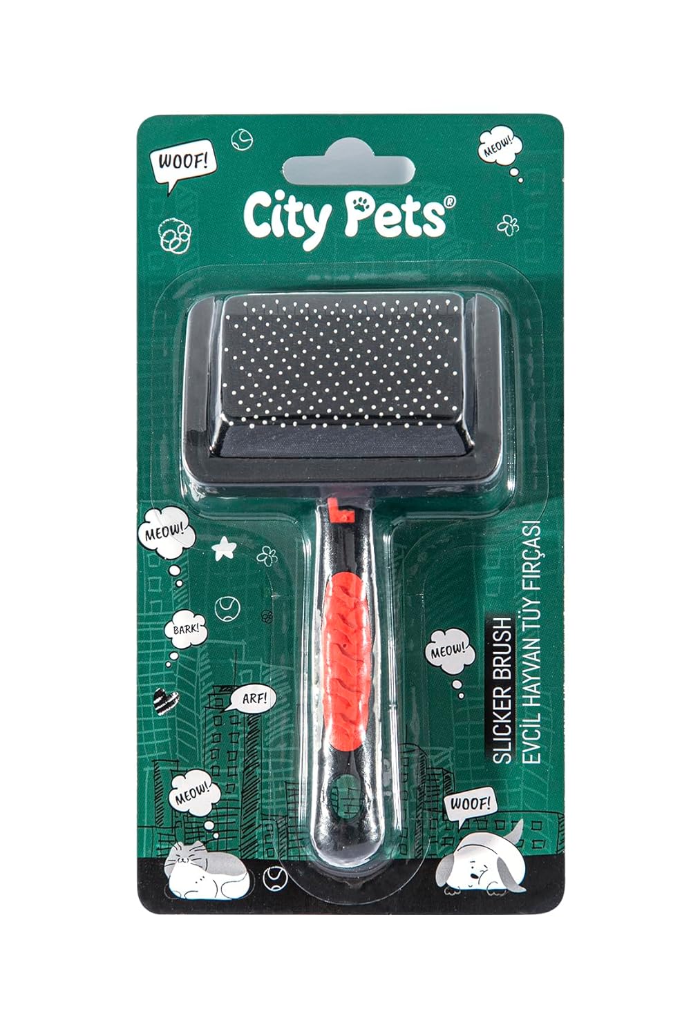 City Pets Evcil Hayvan Tüy Fırçası C-8282