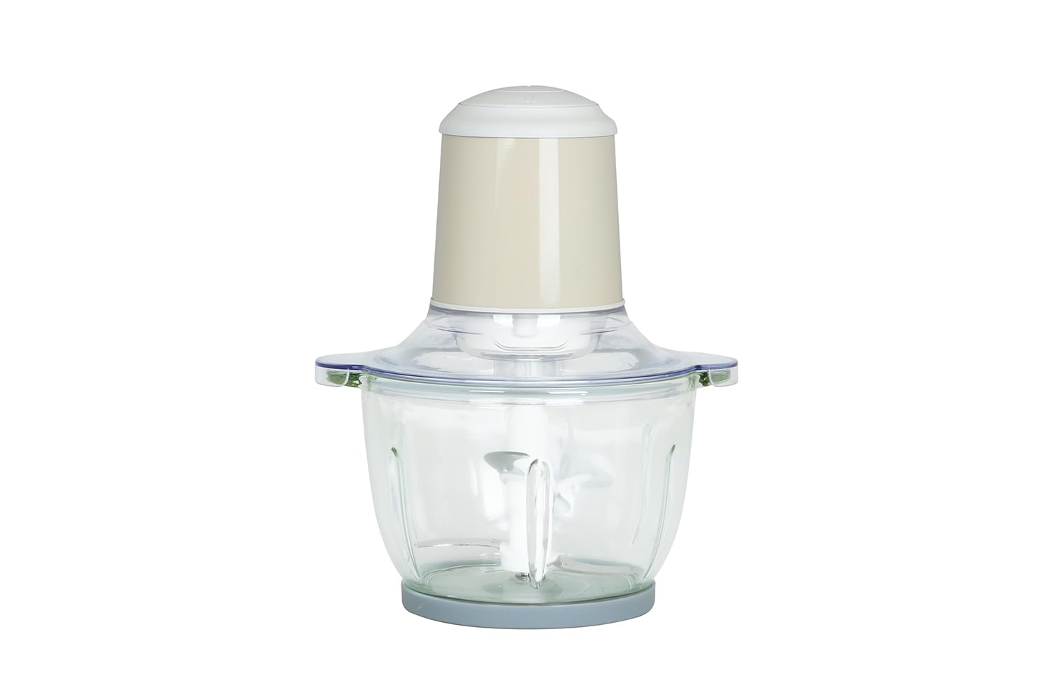 BergHOFF Gem Retro 400 W Elektrikli Doğrayıcı – 2 L Cam Hazne, Bakır AC Motor | Vanilya Krem