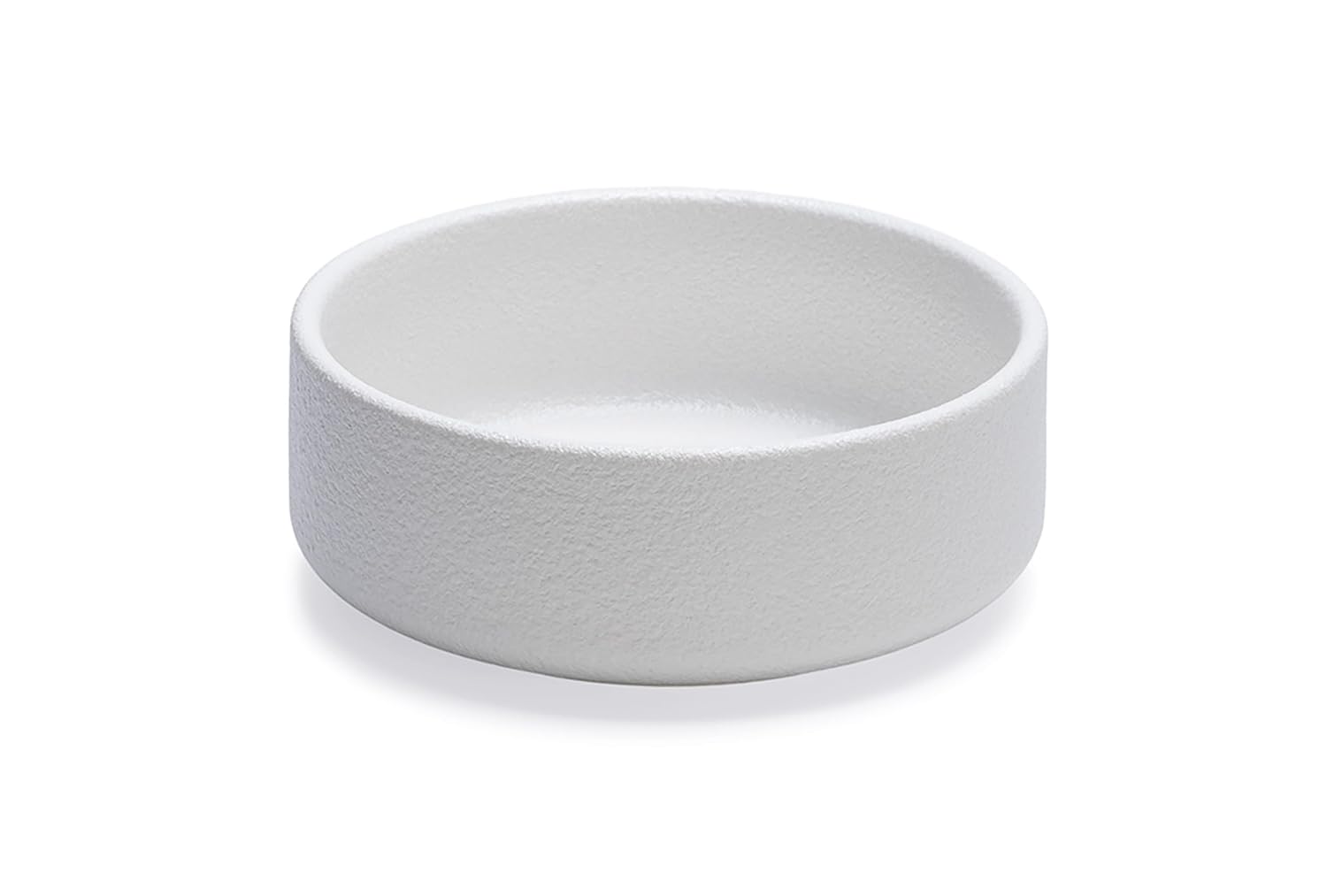 Beeztees DBL Köpek Mama Su Kabı, Seramik, Mat Beyaz, 13,5cm, 500ml