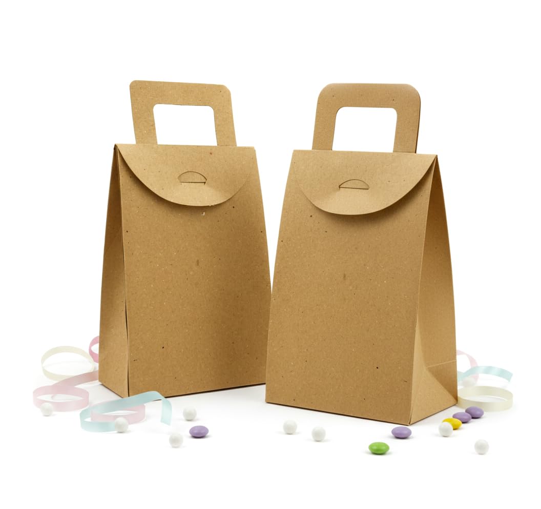 7x11 Kraft Renk Çanta Model Hediye Kutusu (20 Adet)