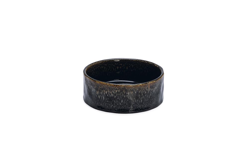 Beeztees DBL Köpek Mama Su Kabı, Seramik, Siyah, 16cm, 800ml