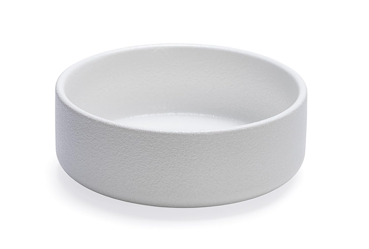 Beeztees DBL Köpek Mama Su Kabı, Seramik, Mat Beyaz, 16cm, 800ml