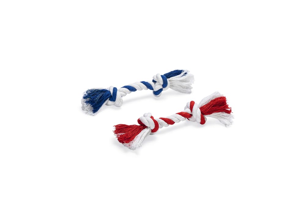 Beeztees Köpek Oyuncağı, Çift Düğümlü Diş İpi, 18x2,5x2,5cm, 50gr