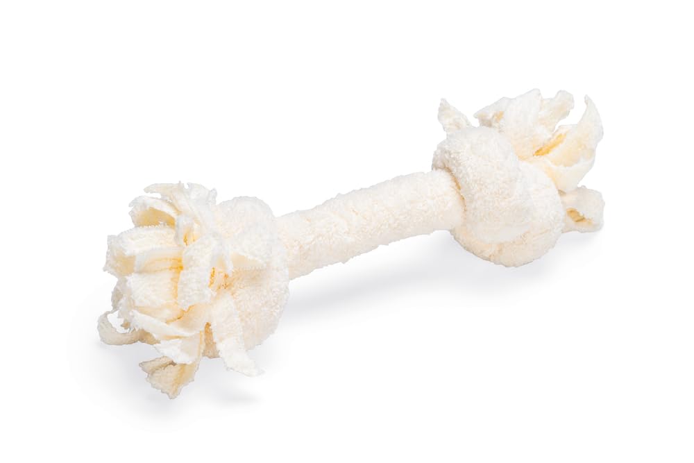 Beeztees Yavru Köpek Oyuncağı, Çift Düğümlü Diş İpi, Peluş, Pembe, 20x6x4,5cm