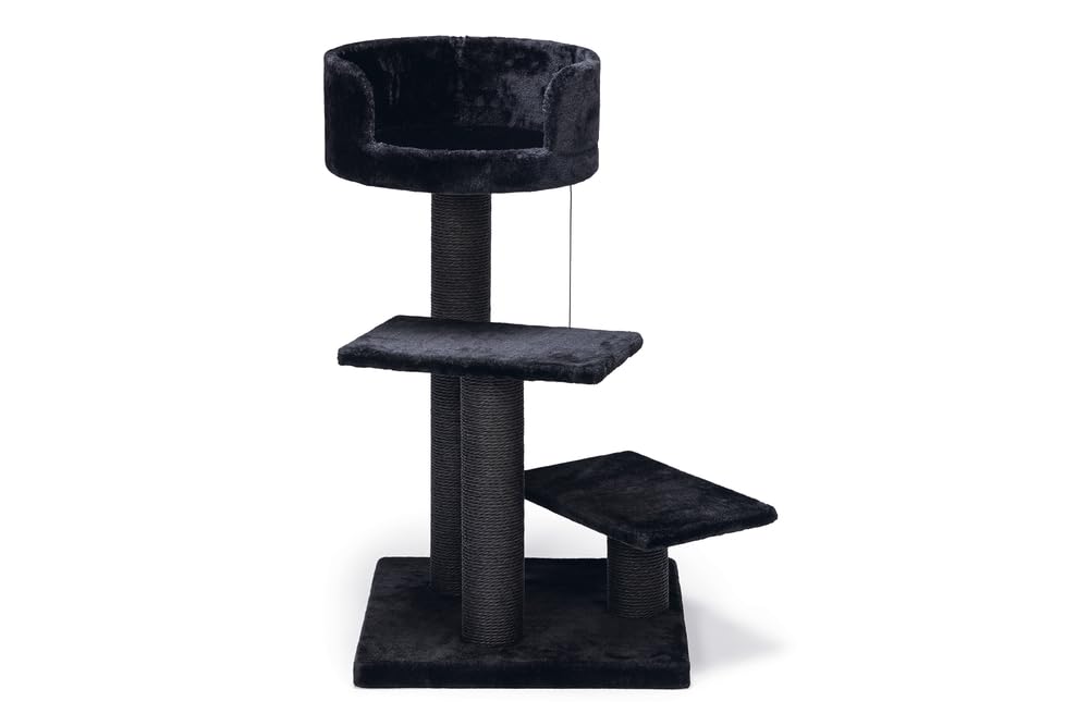 Beeztees Kedi Tırmalama, Siyah, 50x50x92cm
