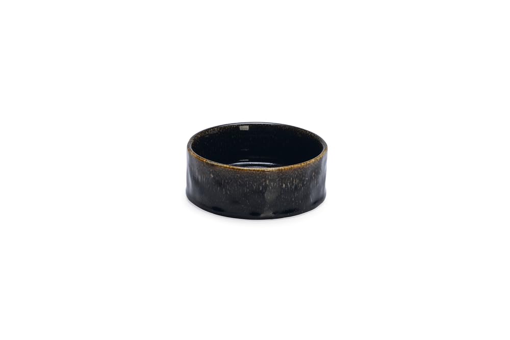 Beeztees DBL Köpek Mama Su Kabı, Seramik, Siyah, 13,5cm, 500ml