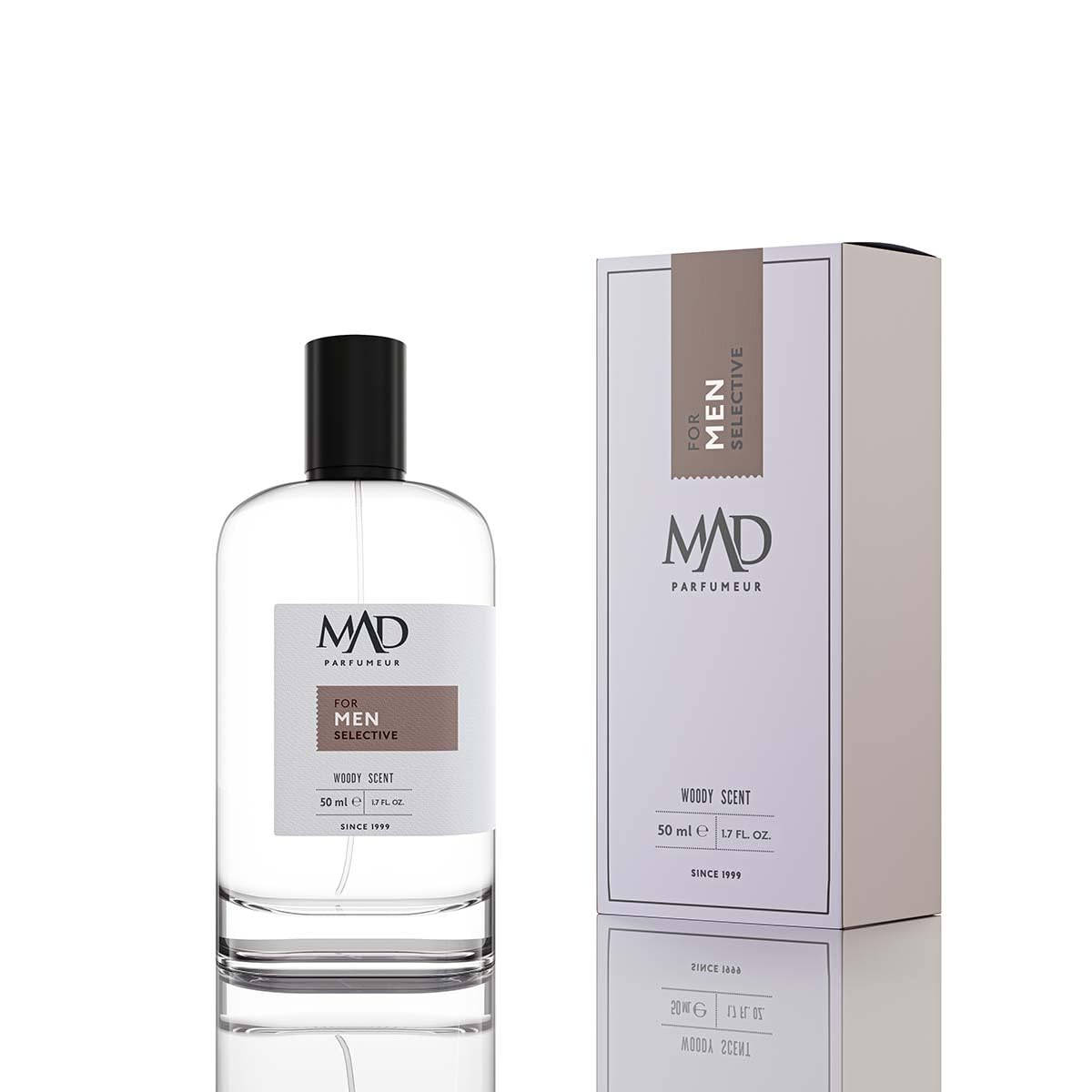Mad L105 Selective Eau de Parfum (EDP) 50 ml Erkek Parfüm – Mango, Zencefil ve Siyah Akasya ile Egzotik,Odunsu ve Maskülen