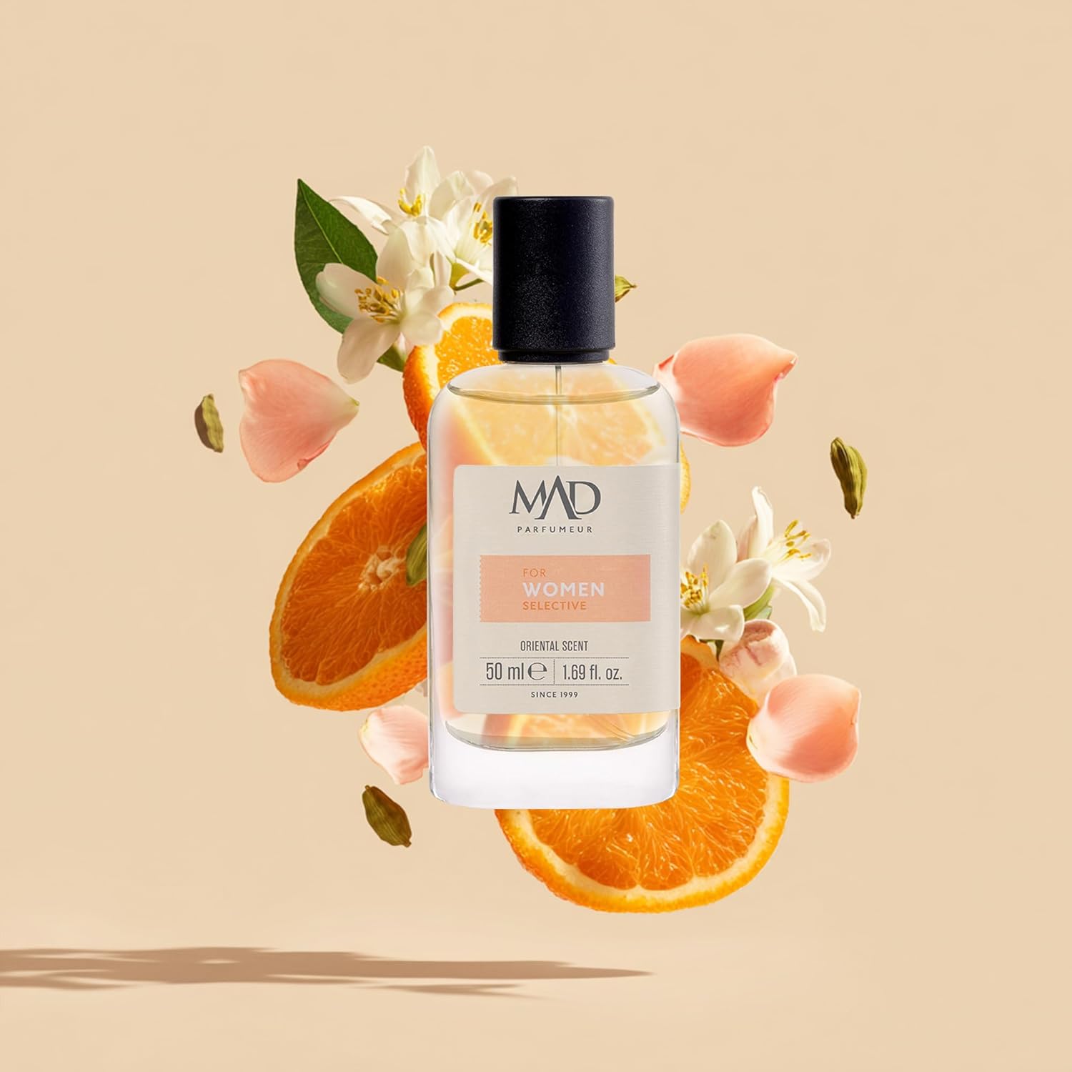 Mad G103 Eau de Parfum (EDP) 50 ml Kadın Parfüm – Badem, Yasemin ve Tonka Fasulyesi ile Oryantal ve Baharatlı Kalıcı Koku | Günlük Kullanıma Uygun