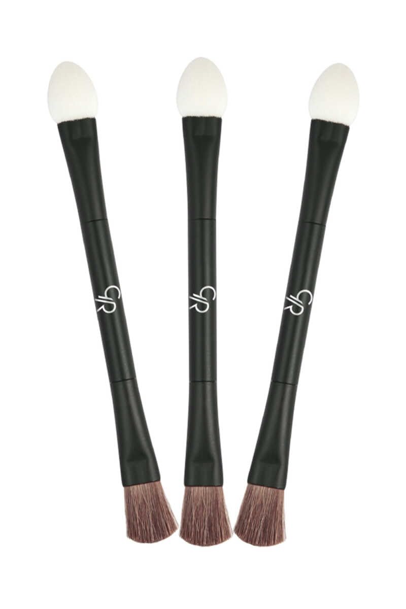 Golden Rose Doubleended Eyeshadow Brush (Yirenxiu) - Makyaj Fırçası