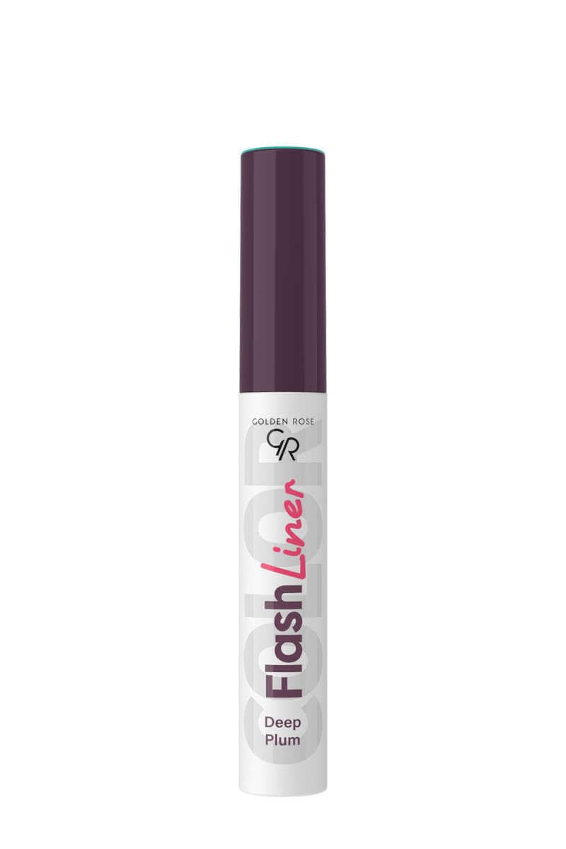 Golden Rose Flash Liner Colored Eyeliner - 109 Deep Plum - Renkli Likit Eyeliner