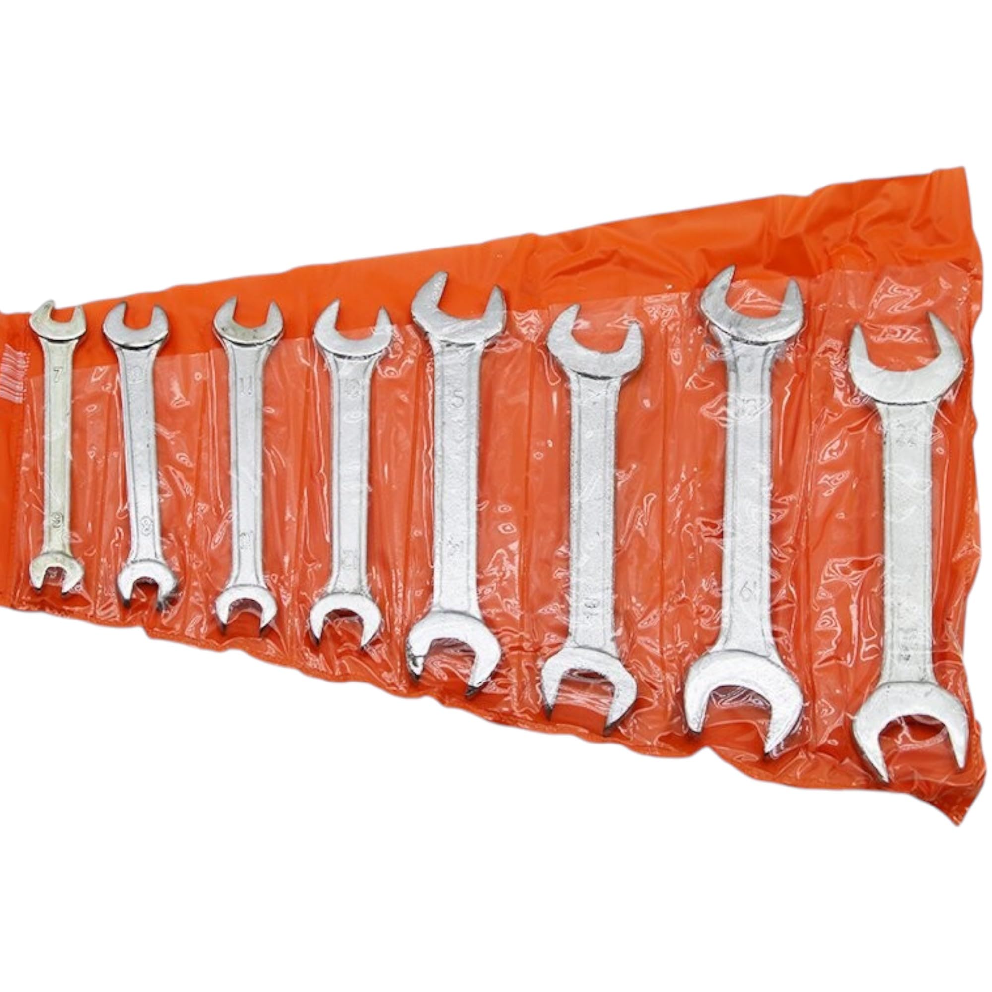 AEE® 8 Parça Anahtar Takımı Seti Ağzı Açık Çift Taraflı 6-22MM 6X7-8X9-10X11-12X13-14X15-16X17-18X19-20X22 Araba Motorsiklet Bisiklet Tamiri Somun Sıkma Aparatı
