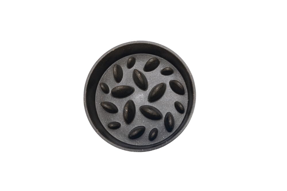 Beeztees DBL Köpek Yavaş Besleme Mama Kabı, Bambu, Antrasit, 17cm, 800ml