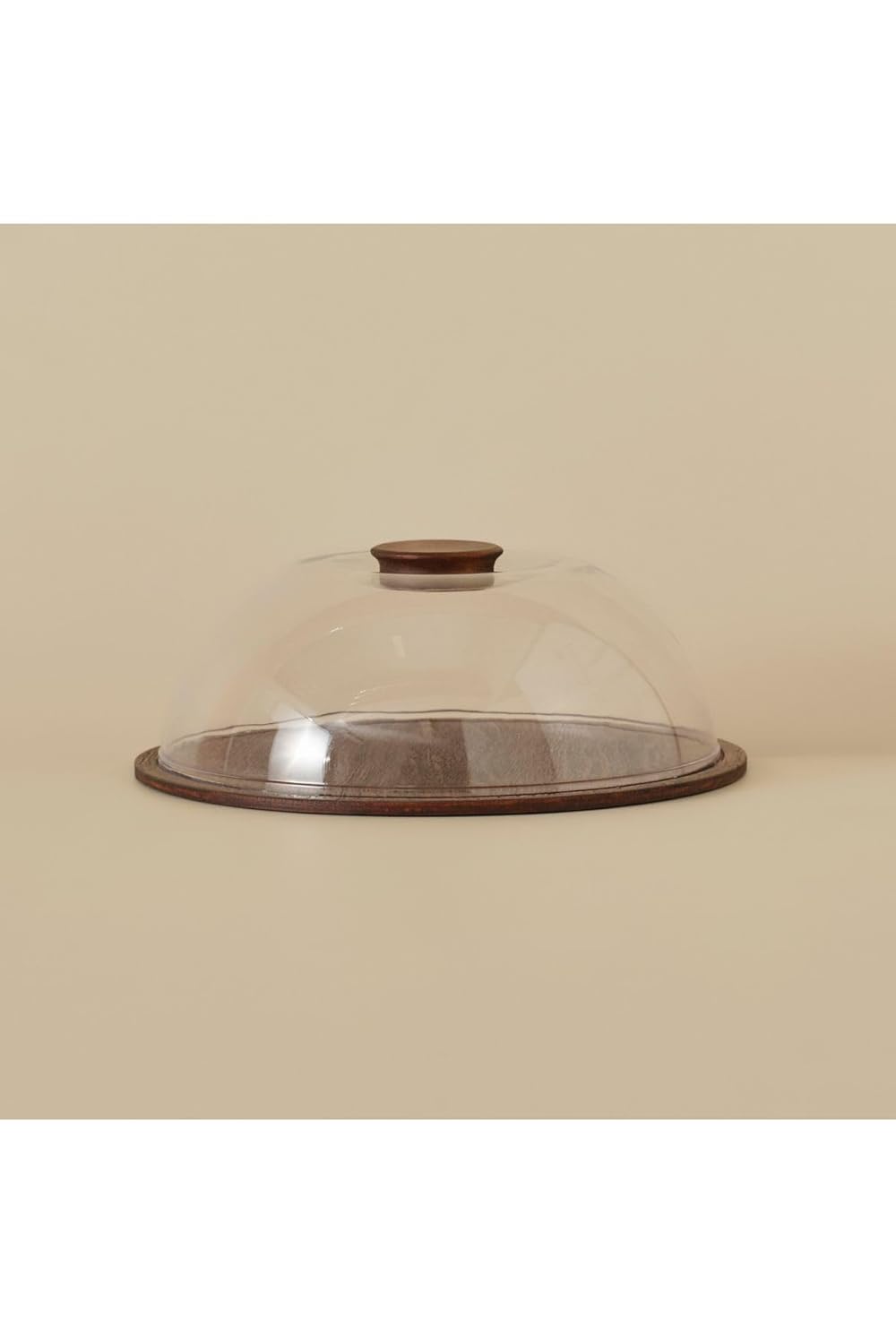 Bambum Hira - Cam Kapaklı Bambu Kek Fanusu 30 cm