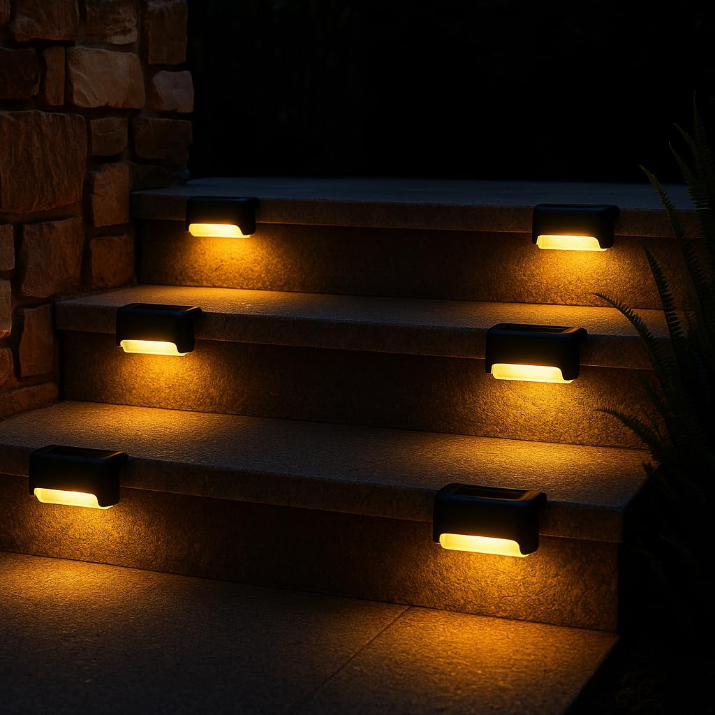 Coverzone 4'lü Solar Enerjili Bahçe Işıklandırmak için Lamba Dış Mekan Işık Uygun Güneş Enerjili Aydınlatma Piknik Kamp Tatil için Bahçe, Veranda, Havuz Kenarı Aydınlatması SM-4