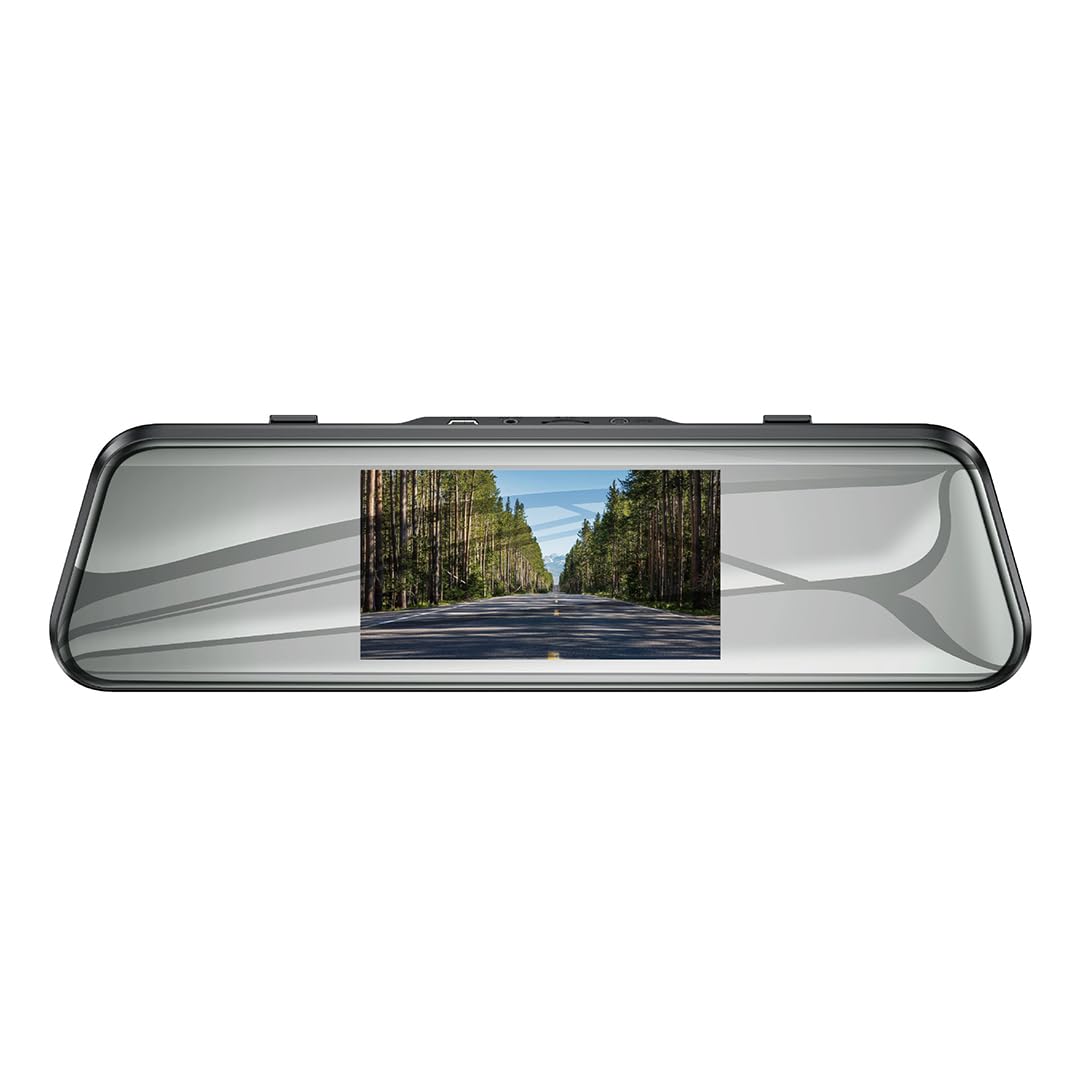 XO Simple is Beauty XJ06 Araç İçi HD Kamera Dikiz Aynası, 5 inç IPS Dokunmatik Ekran, 1080P Full HD, Wi-Fi İle Uzaktan Bağlantı, Park İzleme, G-Sensörü Çarpma Anında Kayıt Kitleme, Arka Ve Ön Kamera, 200mAh, Siyah