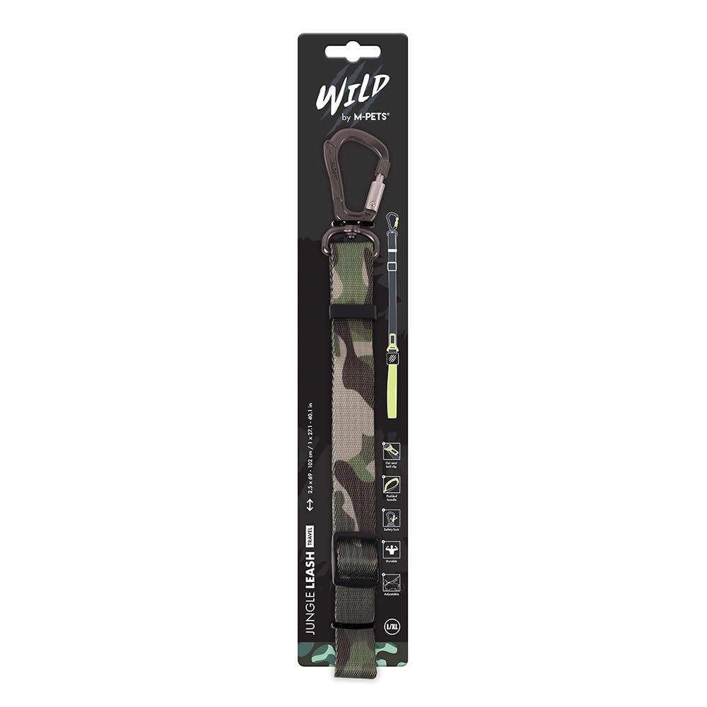 M-PETS WILD JUNGLE LEASH TRAVEL (L-XL)