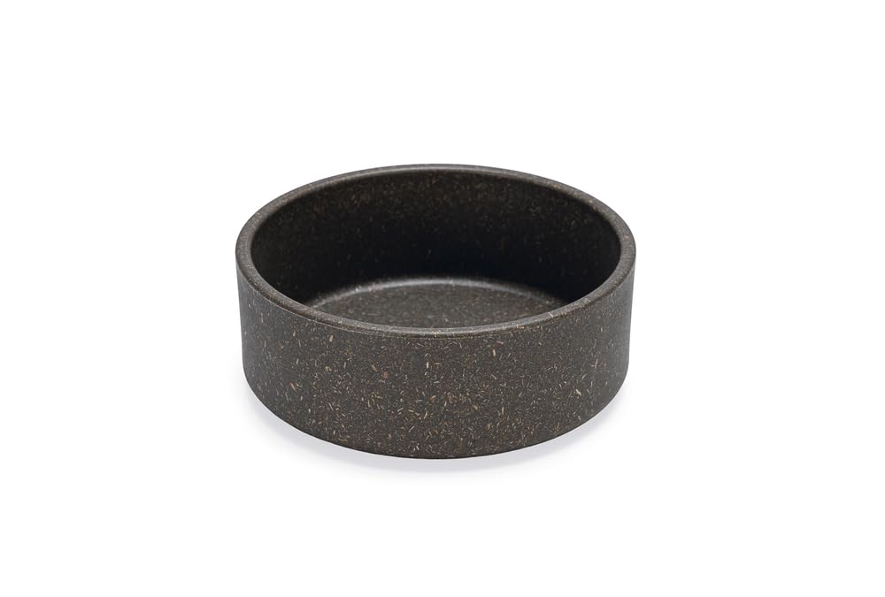 Beeztees DBL Köpek Mama Su Kabı, Bambu, Antrasit, 12cm, 300ml