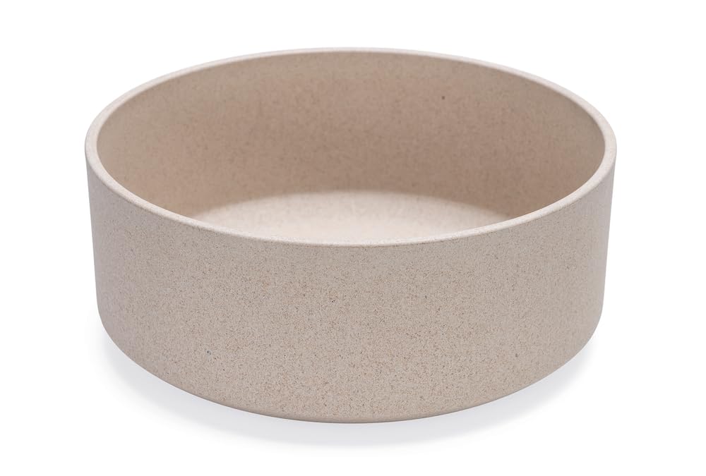 Beeztees DBL Köpek Mama Su Kabı, Bambu, Bej, 21cm, 1430ml