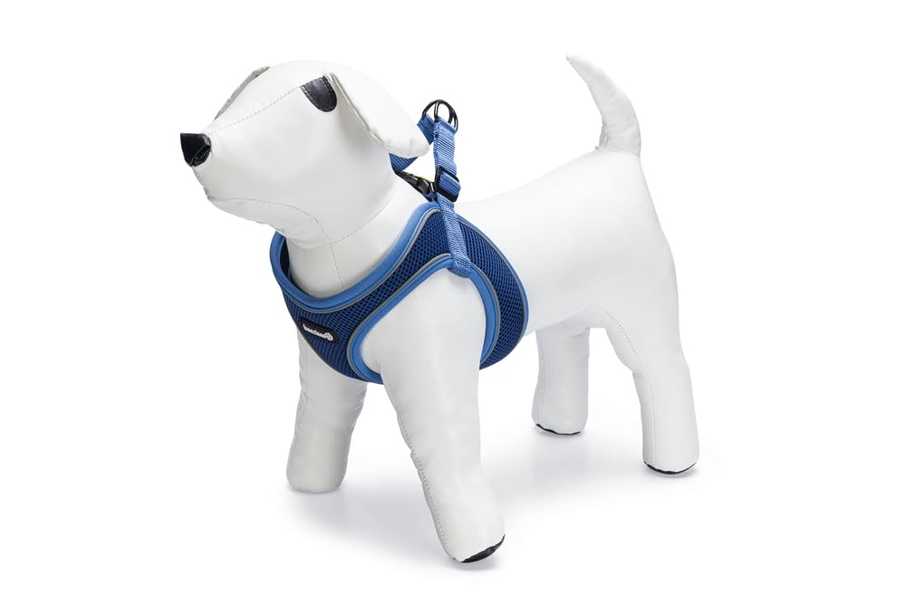 Beeztees Köpek Göğüs Tasması, Neopren, Mavi, M, 41-46cm