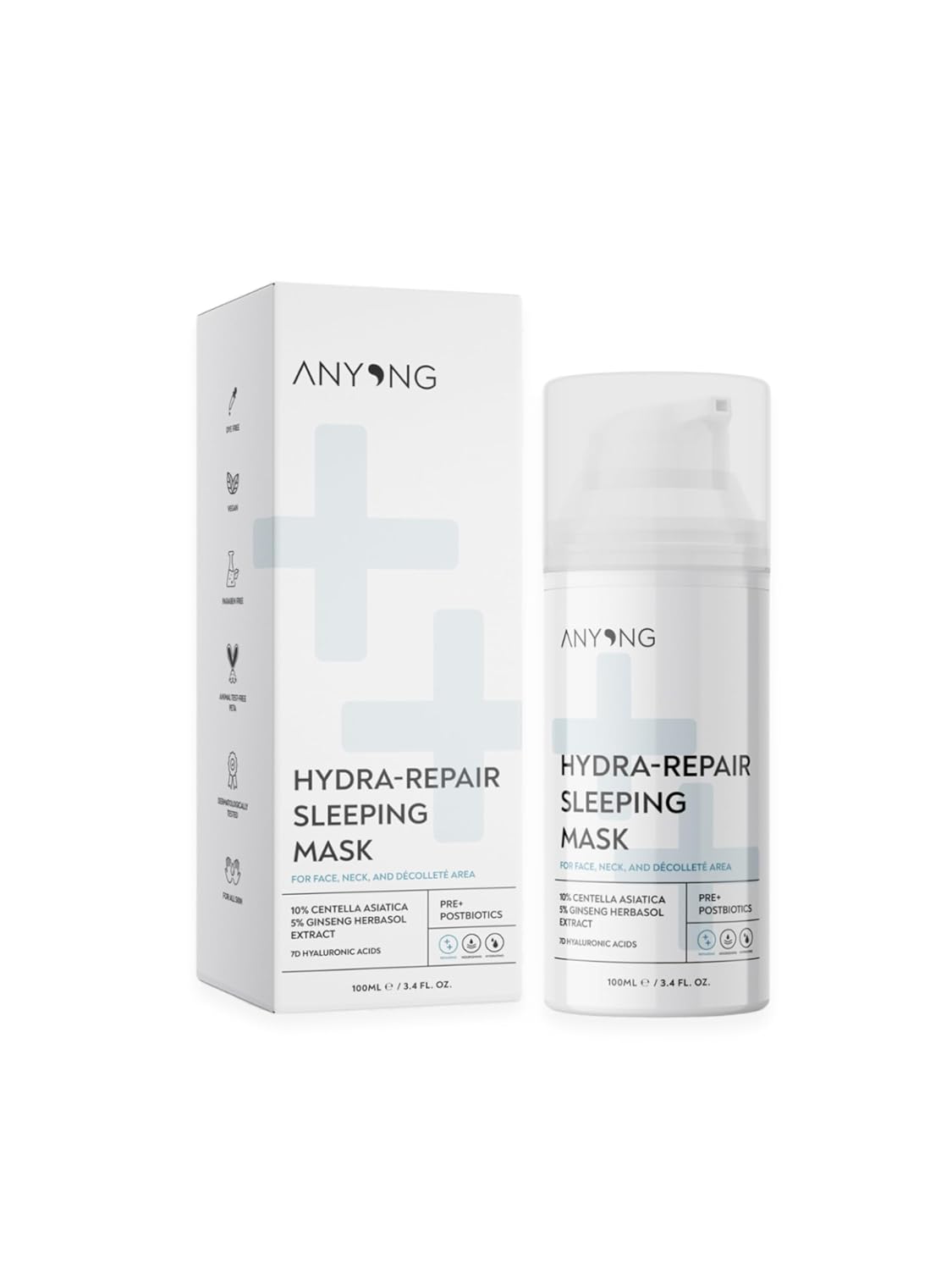 Anyong Bariyer Onarıcı, Yatıştırıcı Ve Nemlendirici Yüz Maskesi 100 ml/Ginseng & Centella (CİCA)