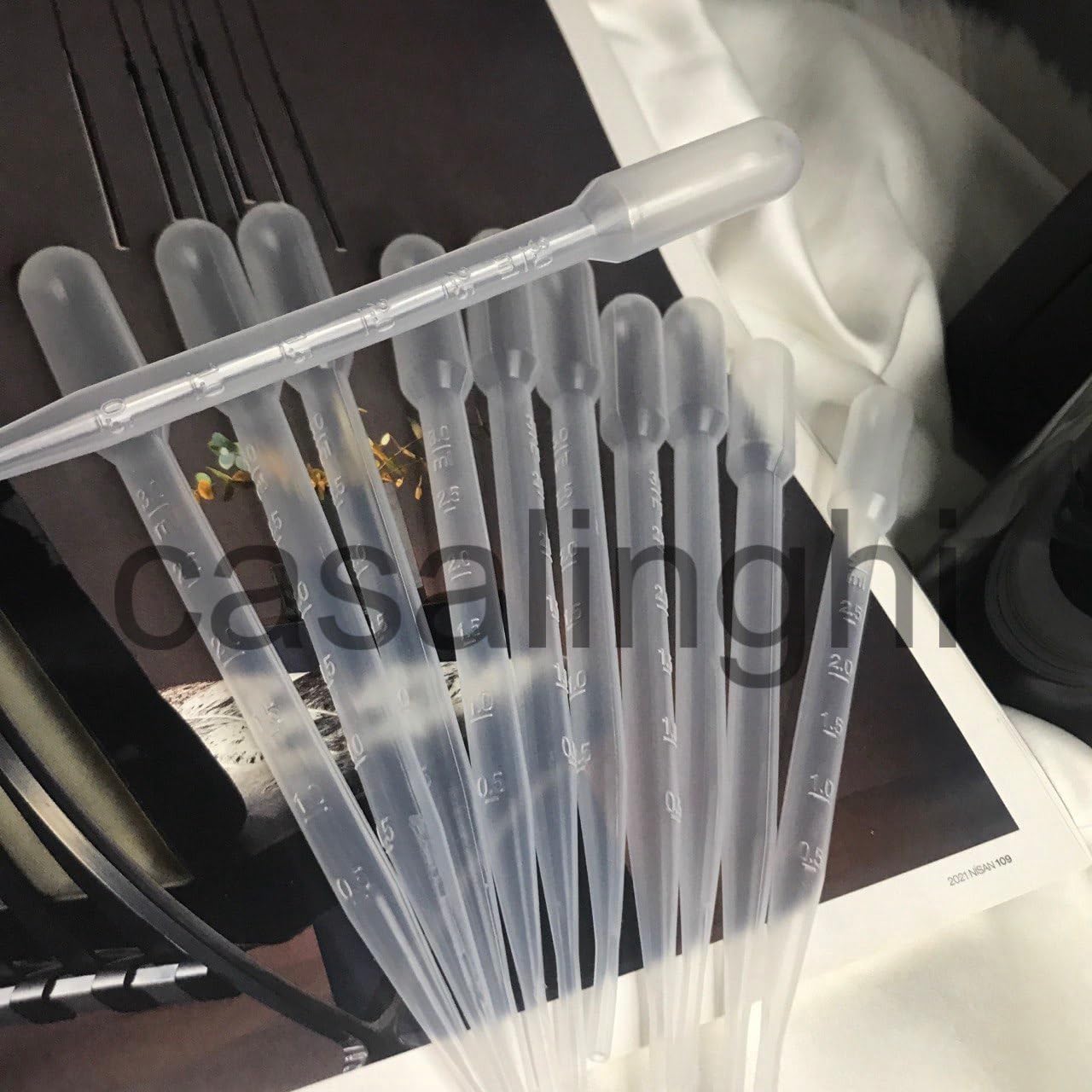 Epoksi Damlalık Reçine Pipet Plastik Epoxy Şeffaf Pipet İdeal Boy 3 ml (15 Adet)