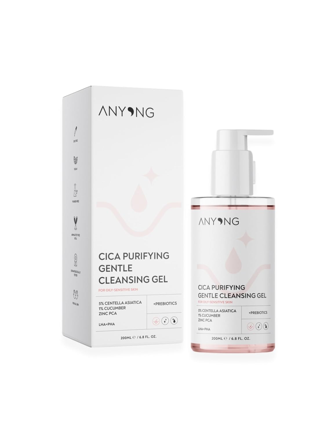 Anyong Arındırıcı Yüz Temizleme Jeli - Karma, Yağlı Ve Hassas Sivilce Karşıtı Yüz Yıkama Jeli 200 ml