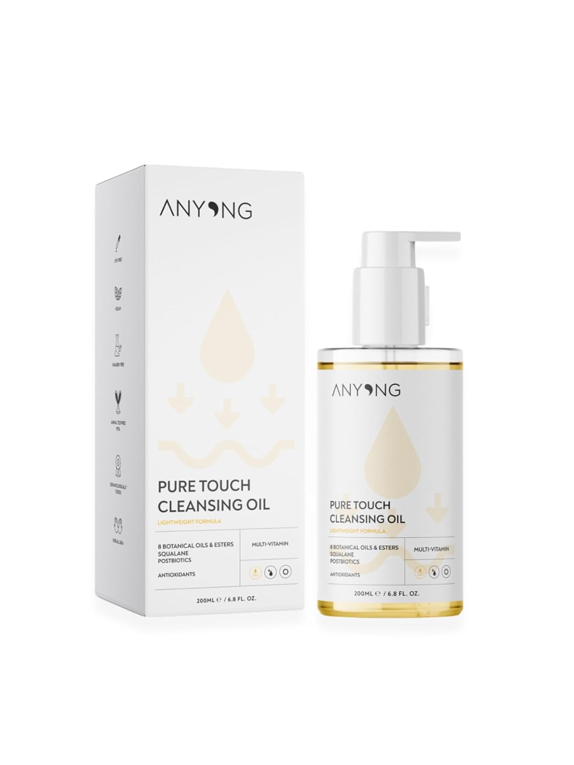 Anyong Cilt Temizleme Yağı - Yüz Ve Vücut Için Yağ Bazlı Temizleyici 200 ml