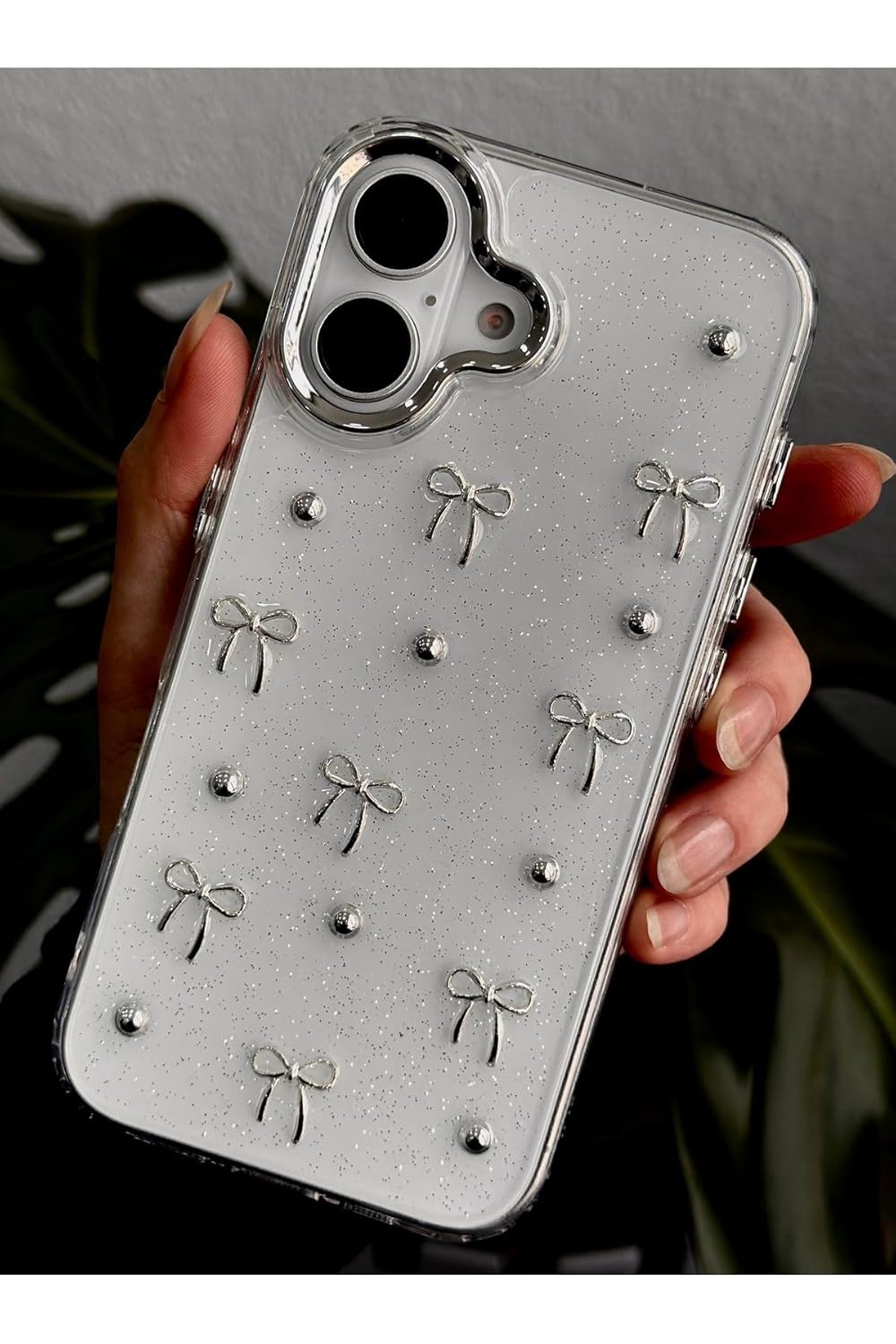Go Aksesuar Iphone 16 Uyumlu 3D Mini Fiyonk Tasarımlı Oyuncaklı Silikon Kılıf - Minifiyonk