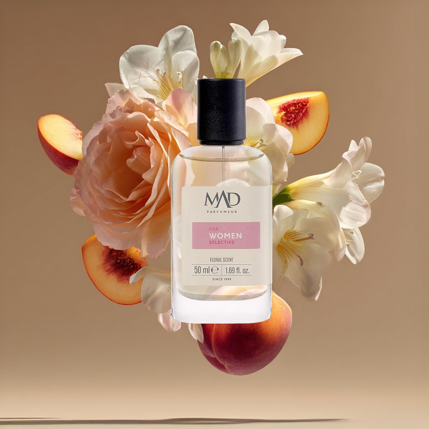 Mad Y101 Selective Eau de Parfum (EDP) 50 ml Kadın Parfüm – Mandalina, Yasemin ve Pudralı Misk ile Taze ve Zarif Çiçeksi Parfüm