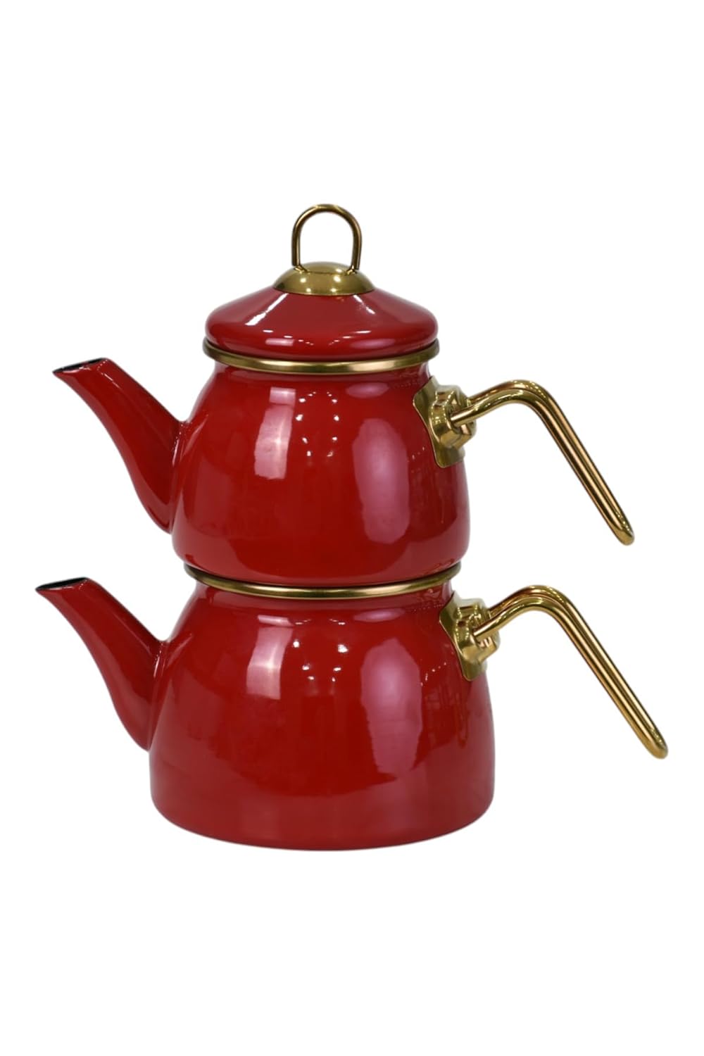 PR Home Red Mini Model Emaye Çaydanlık