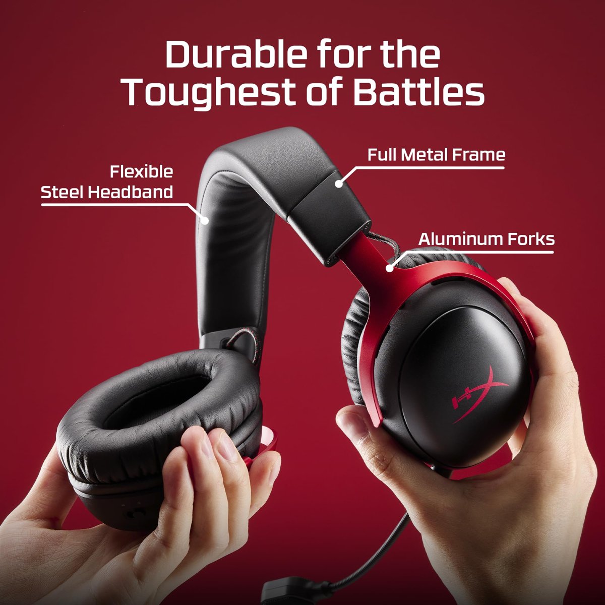HyperX Cloud III S Wireless Black Gaming Headset Kablosuz Oyuncu Kulaklığı