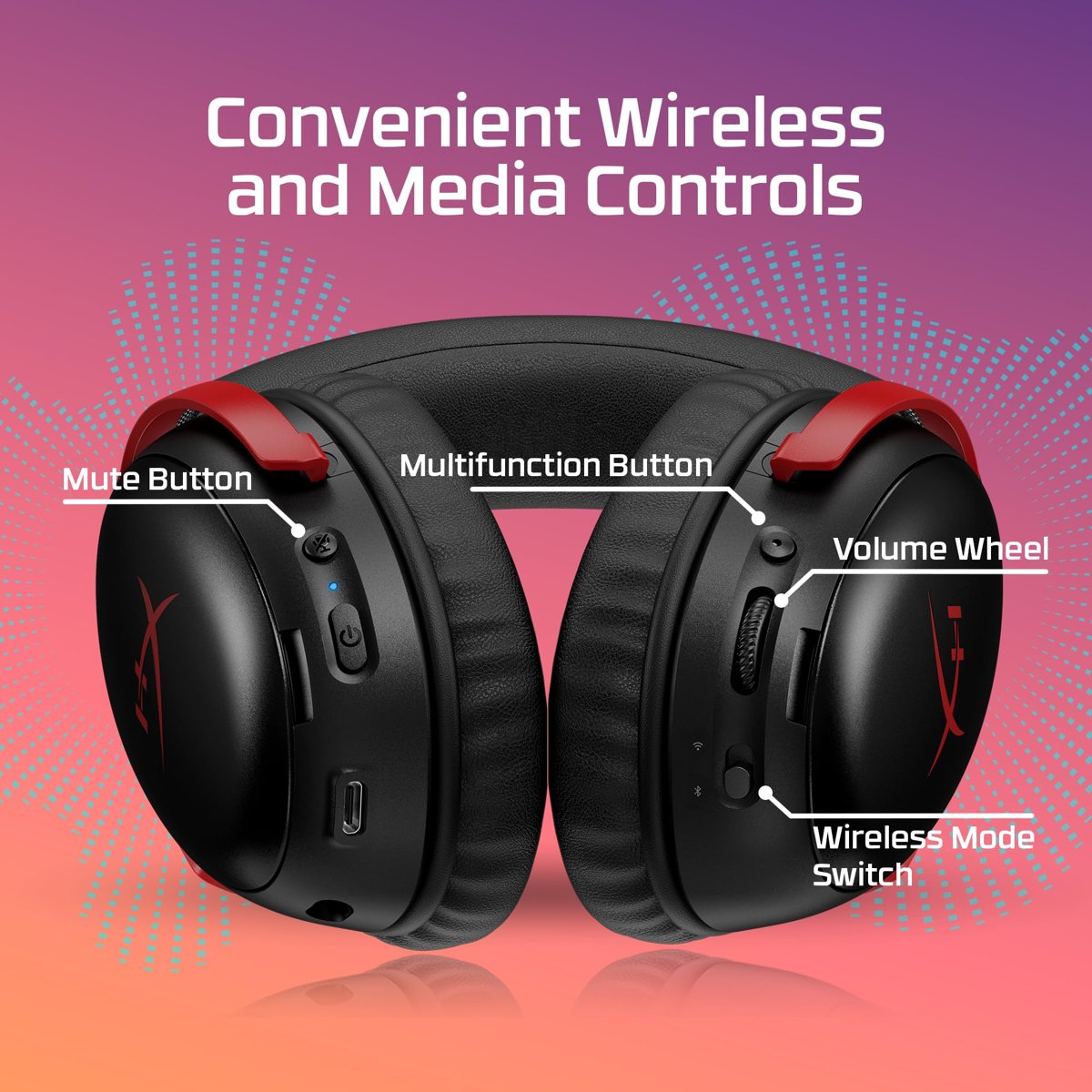 HyperX Cloud III S Wireless Black Gaming Headset Kablosuz Oyuncu Kulaklığı