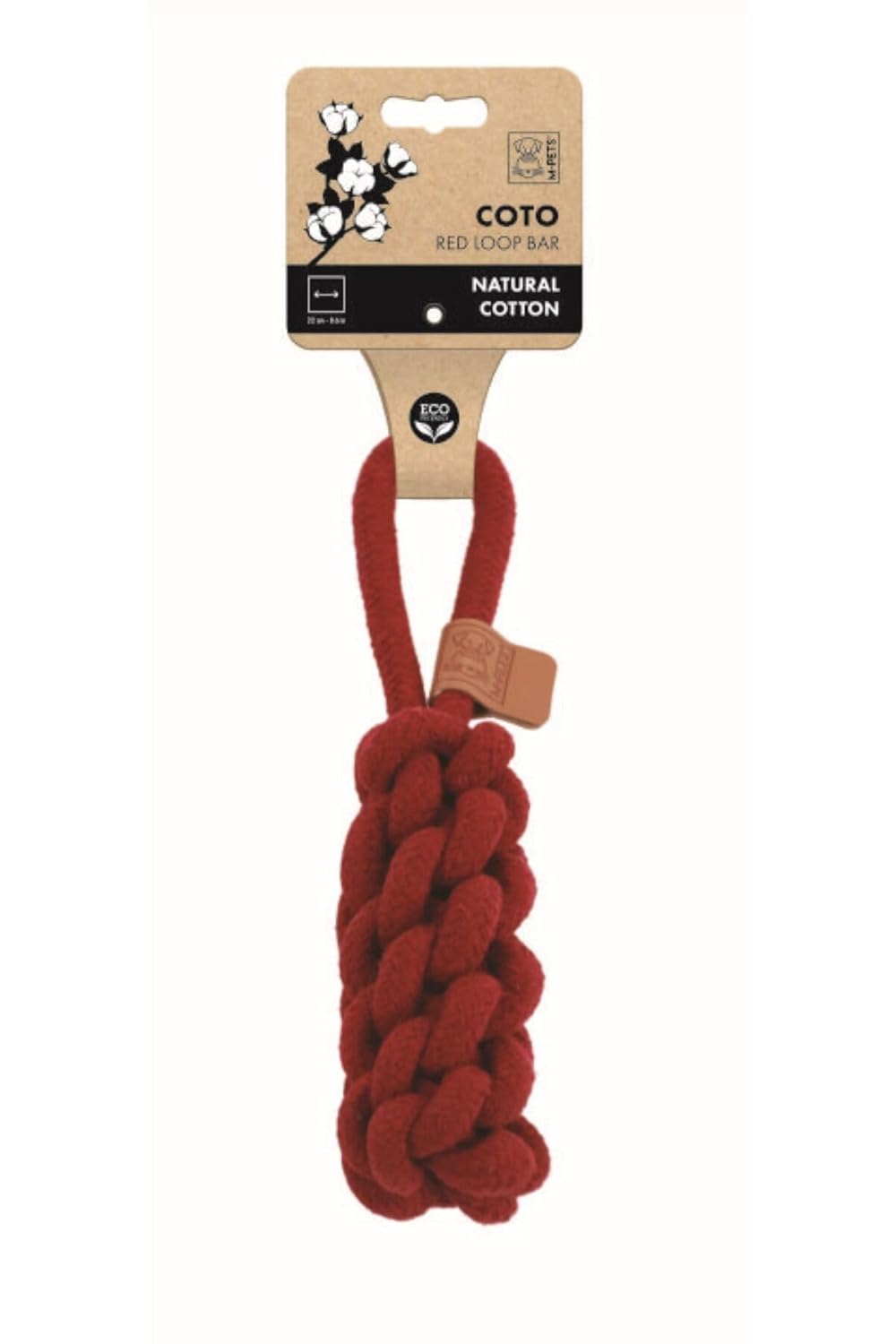 M-PETS COTO RED LOOP BAR 22CM ÖRGÜ OYUNCAK