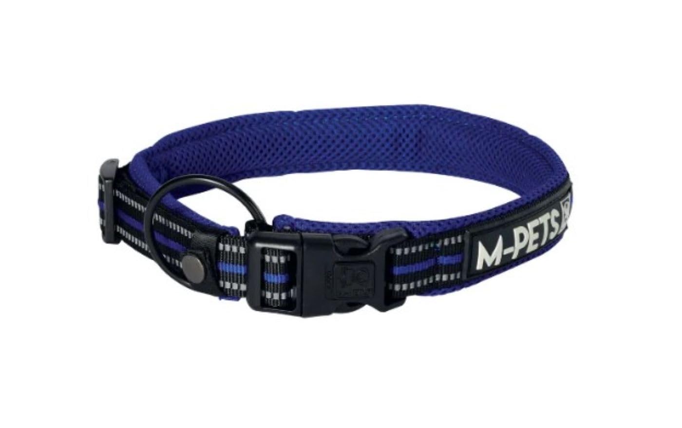 M-PETS HIKING REFLEKTÖRLÜ SOFT BOYUN TASMASI BLUE (XL)