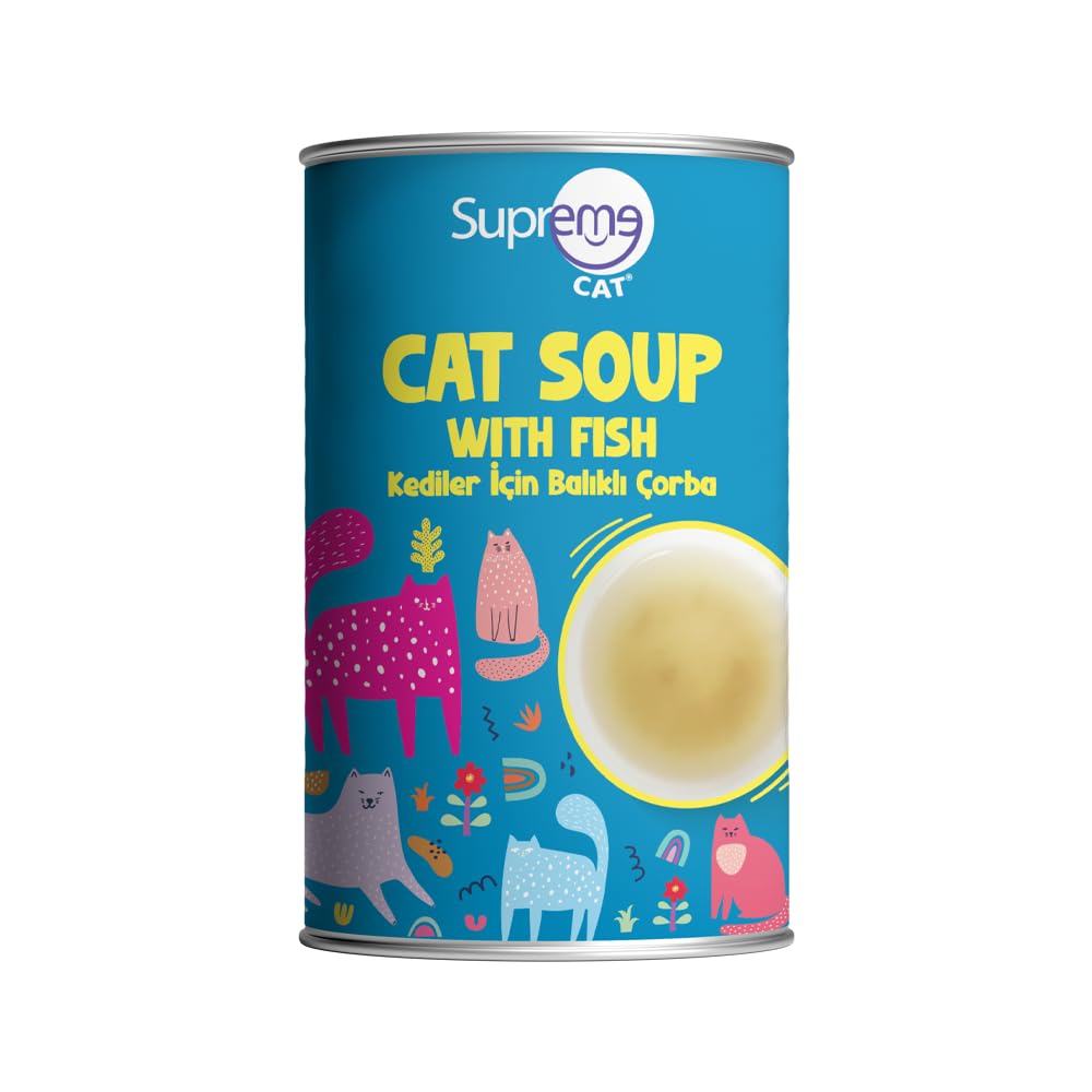 Supreme Cat Balıklı Çorba 135ml 12'li Islak Mama