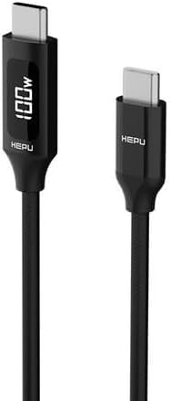 CL200 100W 5A Pd Şarj Kablosu 200 cm Led Güç Göstergeli Hızlı Şarj ve Data Kablosu 480MPS Type-C to Type-C PD 3.0 PPS