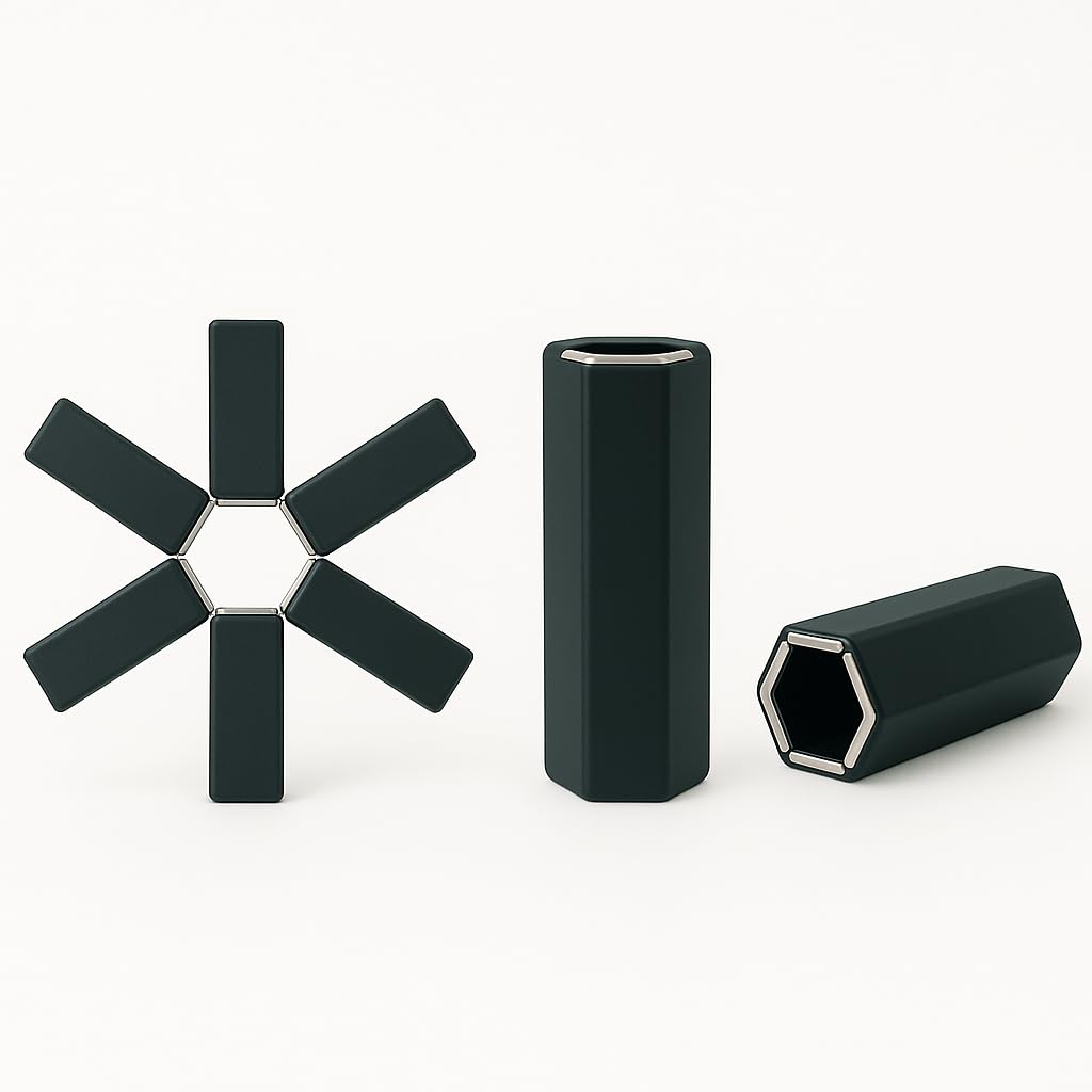 Vios Store Katlanabilir Nihale - Isıya Dayanıklı Plastik Tencere ve Tava Altlığı - Kaymaz, Kompakt, Mutfak Masası Koruyucu